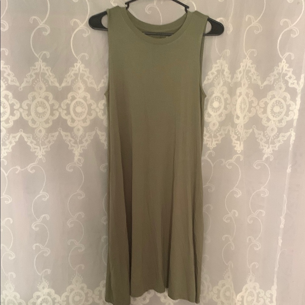 True Craft Olive Sleeveless Top